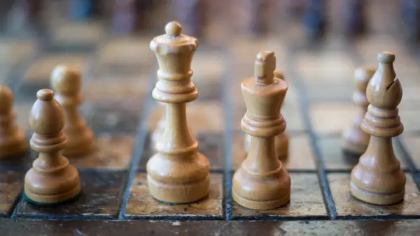 Schachfiguren als Sinnbild für Strategie