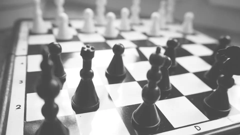 Schachfiguren als Sinnbild für Strategie