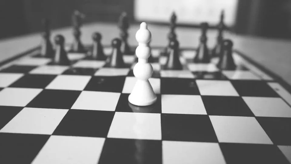 Schachfiguren als Sinnbild für Strategie